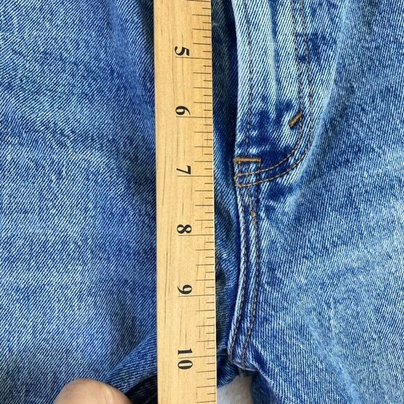 Abercrombie & Fitch Jeans Women Sz 26 The Mom High Rise Distressed Raw Hem - Picture 9 of 16